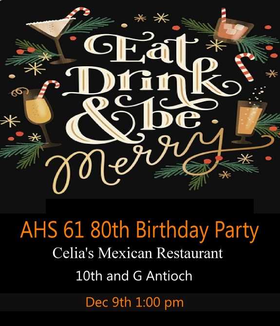 AHS 80th Birthday Party